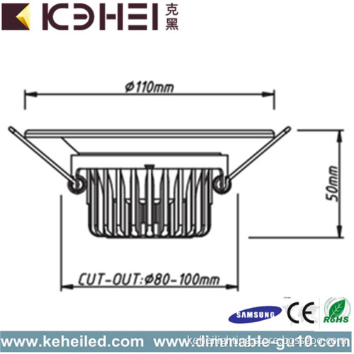 9W 3.5 Inch LED Recessed Downlight